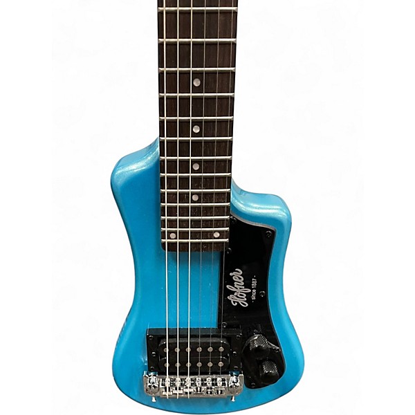 Used Hofner HCTSH BLUE Solid Body Electric Guitar