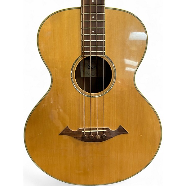 Used Cort NTL-B Natural Acoustic Bass Guitar