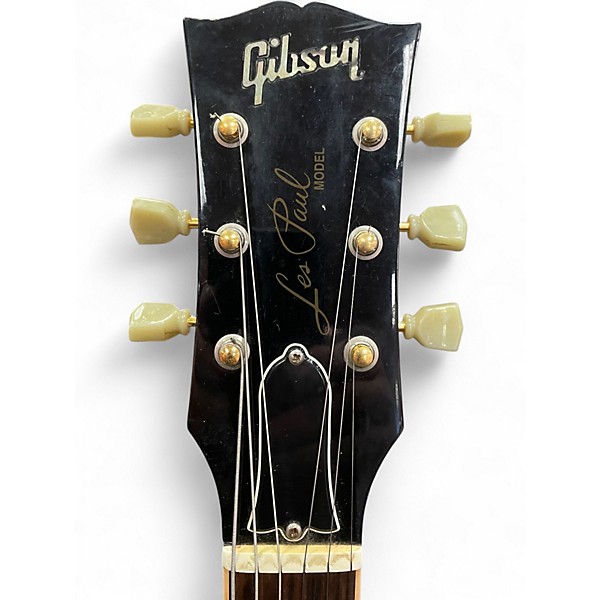 Used 2005 Gibson Les Paul Standard Plus 1960S Neck Cherry Sunburst Solid Body Electric Guitar