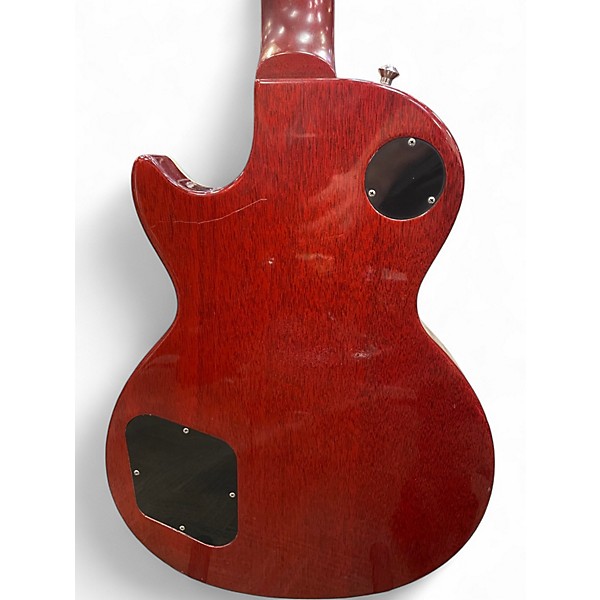Used 2005 Gibson Les Paul Standard Plus 1960S Neck Cherry Sunburst Solid Body Electric Guitar