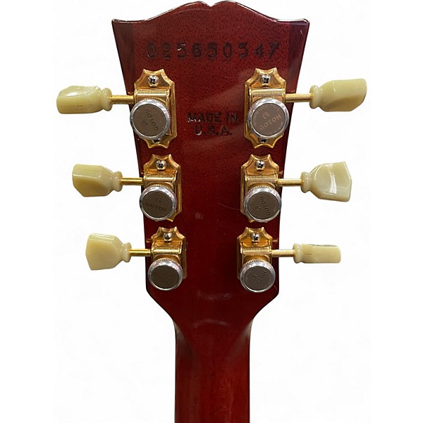 Used 2005 Gibson Les Paul Standard Plus 1960S Neck Cherry Sunburst Solid Body Electric Guitar