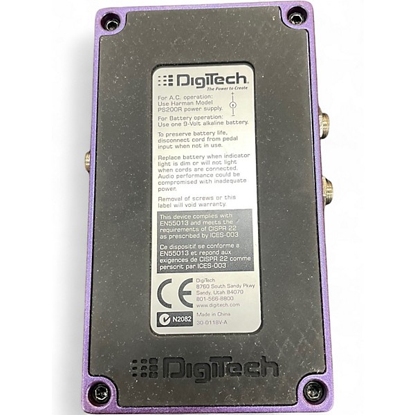 Used DigiTech XTF Turbo Flanger Effect Pedal