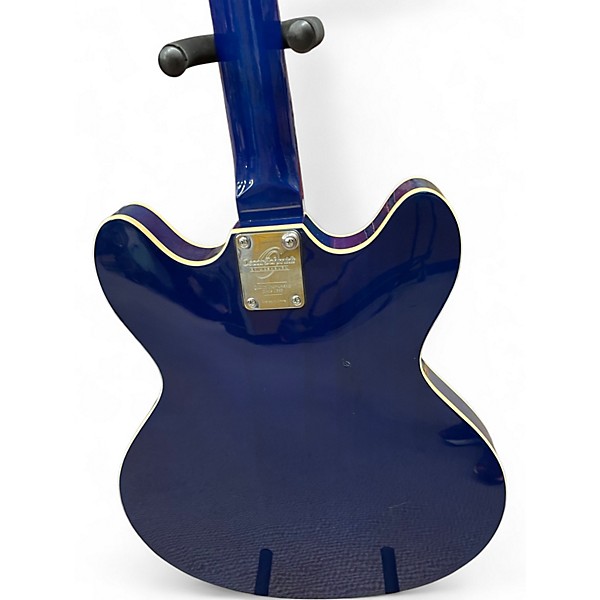 Used Oscar Schmidt OE30 Blue Hollow Body Electric Guitar