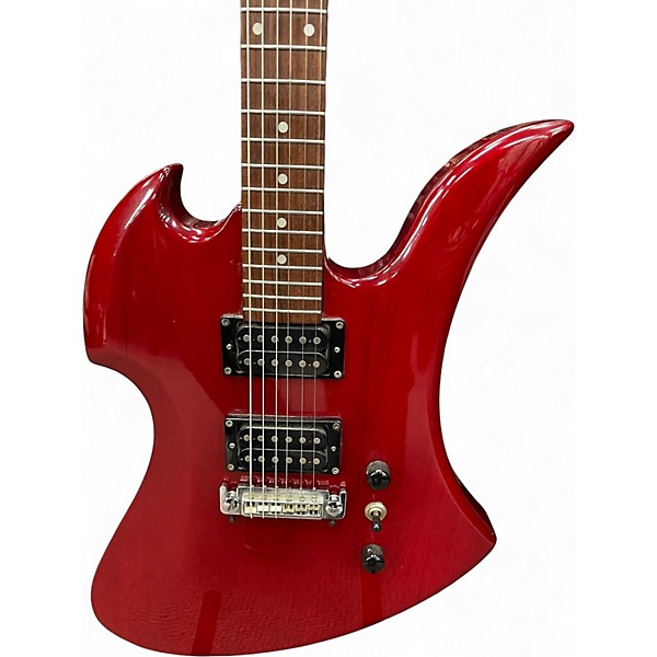 Used B.C. Rich Bronze Series Mockingbird RED Solid Body Electric Guitar