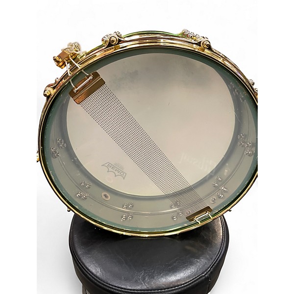 Used Ludwig 3.5X14 Carl Palmer Snare Green Drum