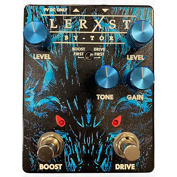 Used Lerxst By-Tor Alex Lifeson Signature Overdrive Effect Pedal