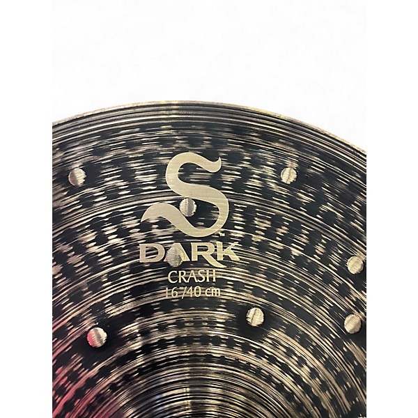 Used Zildjian 16in s dark crash Cymbal