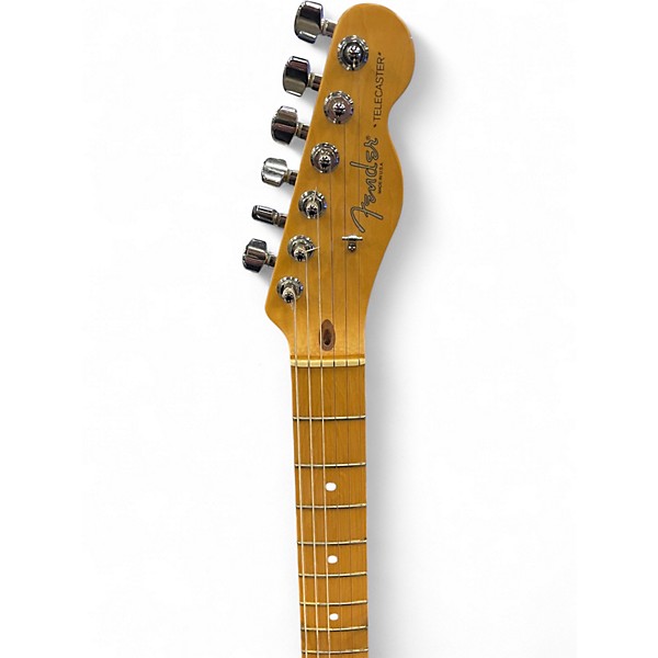 Used Fender AMERICAN ULTRA II TELCASTER BLACK Solid Body Electric Guitar