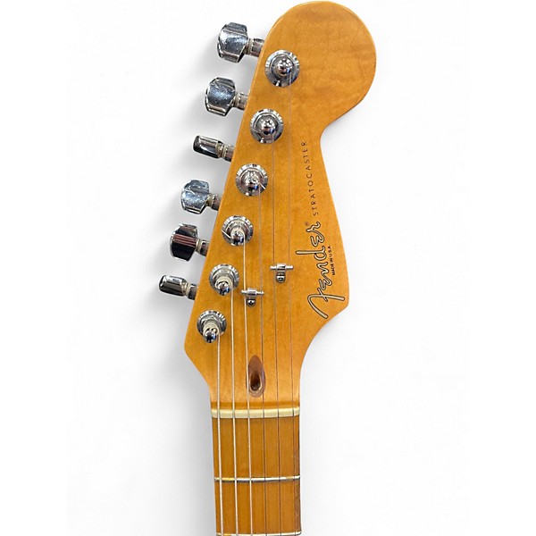 Used Fender AMERICAN ULTRA II STRATOCASTER HSS Shoreline Gold Solid Body Electric Guitar