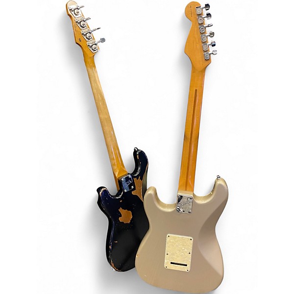 Used Fender AMERICAN ULTRA II STRATOCASTER HSS Shoreline Gold Solid Body Electric Guitar