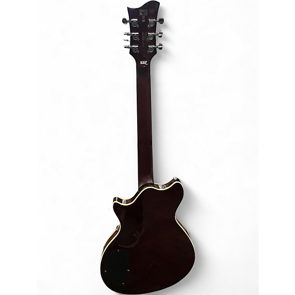 Used ESP LTD XTONE PS2 2 Tone Sunburst Hollow Body Electric Guitar