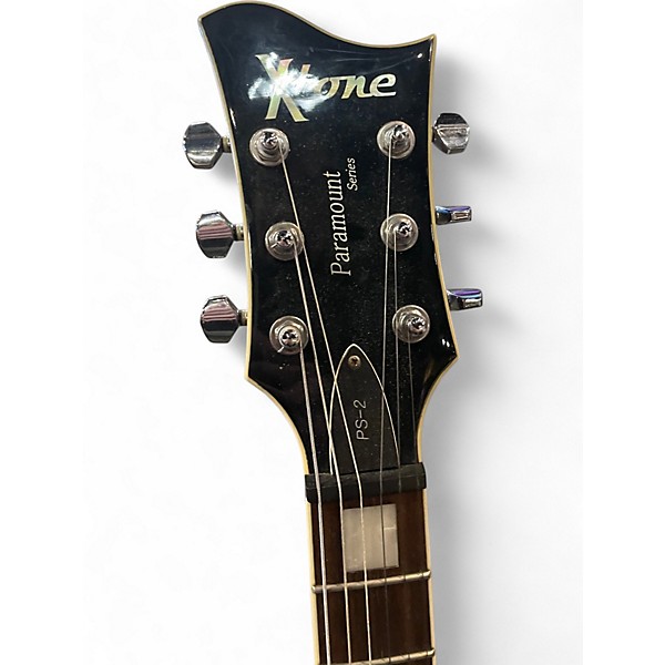 Used ESP LTD XTONE PS2 2 Tone Sunburst Hollow Body Electric Guitar