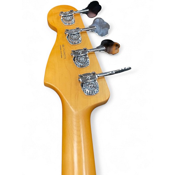 Used 2024 Fender American Ultra Precision Bass Candy Apple Red Electric Bass Guitar