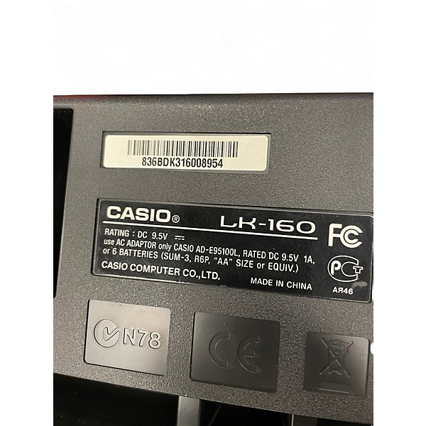 Used Casio LK160 Portable Keyboard