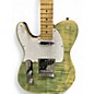 Used Michael Kelly 1953 LEFT HANDED Trans Green Solid Body Electric Guitar