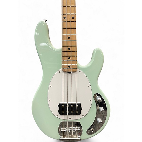 Used Sterling by Music Man Sub Stingray RAY4 Seafoam Green Electric Bass Guitar
