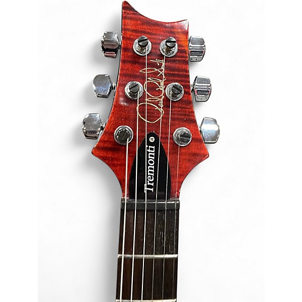 Used PRS Mark Tremonti Signature SE CUSTOM Dark Cherry Burst Solid Body Electric Guitar