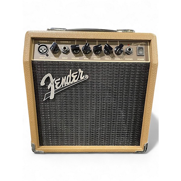 Used Fender Acoustasonic 15 Acoustic Guitar Combo Amp