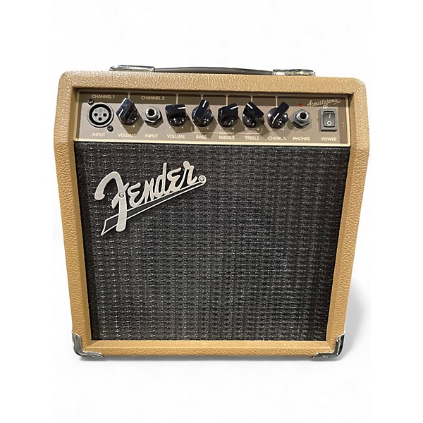 Used Fender Acoustasonic 15 Acoustic Guitar Combo Amp