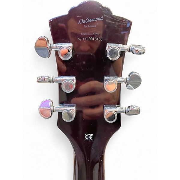 Vintage 1999 De Armond M75T blue Solid Body Electric Guitar