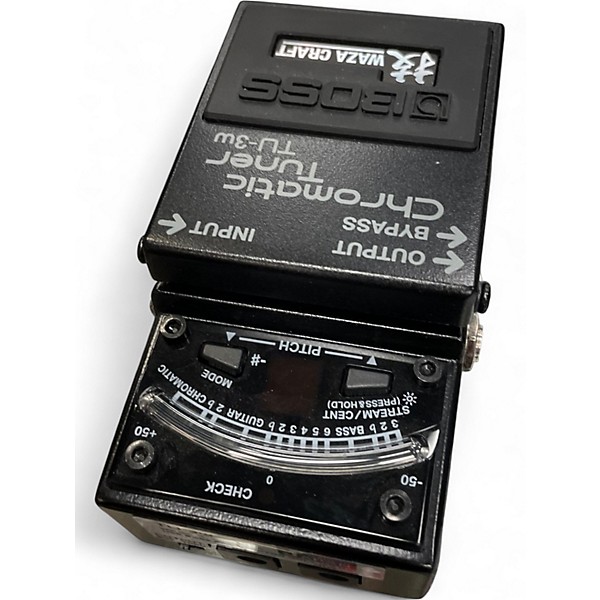 Used BOSS TU3W Waza Craft Chromatic Tuner Pedal