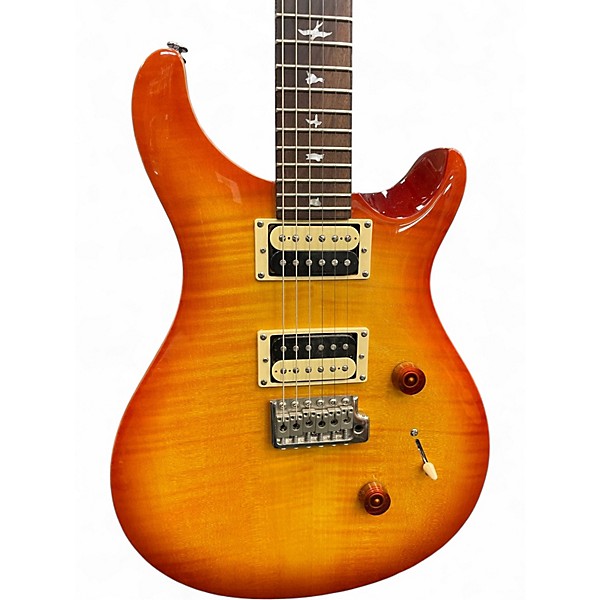 Used PRS SE Custom 24 2 Color Sunburst Solid Body Electric Guitar
