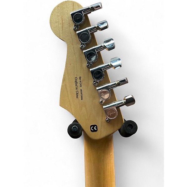 Used Squier Stratocaster 3 Tone Sunburst Solid Body Electric Guitar