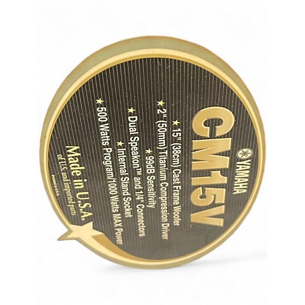 Used Yamaha CM15V Unpowered Monitor