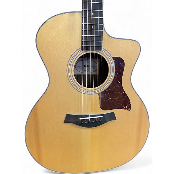 Used Taylor 214CE Natural Acoustic Electric Guitar