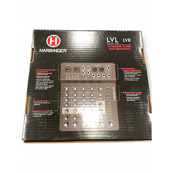 Used Harbinger LV8 Powered Mixer