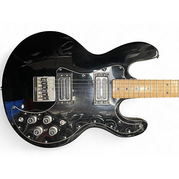 Vintage 1980s Peavey T60 Black Solid Body Electric Guitar