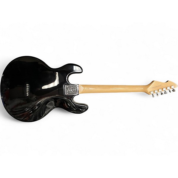 Vintage 1980s Peavey T60 Black Solid Body Electric Guitar