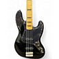 Used Squier Classic Vibe 70s Jazz Bass Black Electric Bass Guitar
