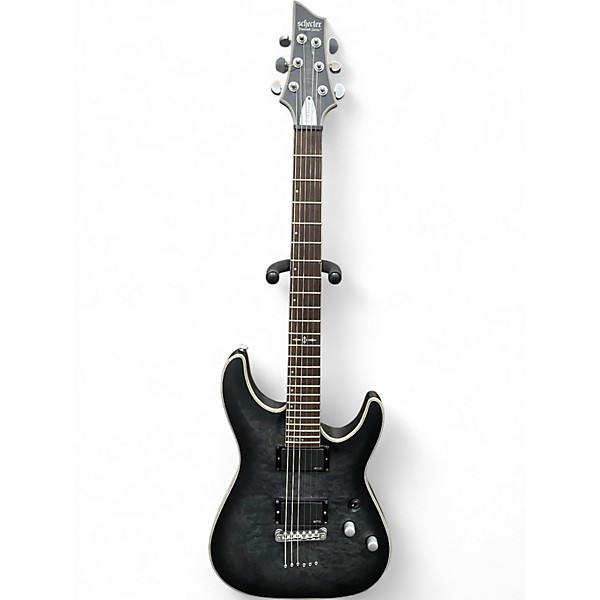 Used Schecter Guitar Research C1 Platinum GREY Solid Body Electric Guitar