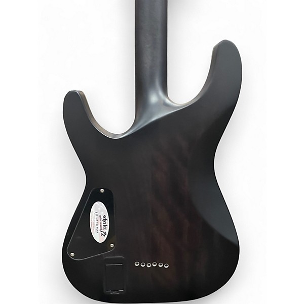 Used Schecter Guitar Research C1 Platinum GREY Solid Body Electric Guitar