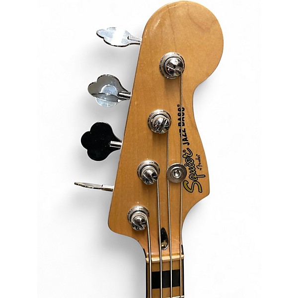 Used Squier Vintage Modified Jazz Bass Natural Electric Bass Guitar