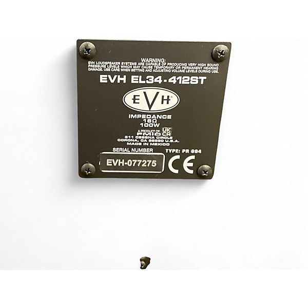Used EVH 5150 III EL34 4X12 Guitar Cabinet