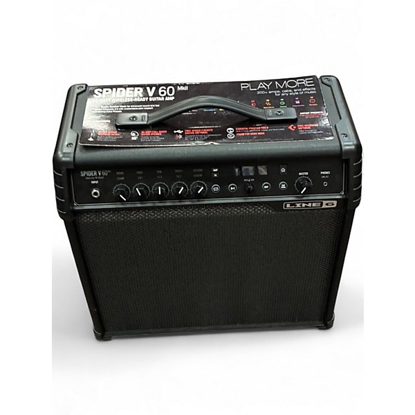 Used Line 6 Spider V 60 1x10 Guitar Combo Amp