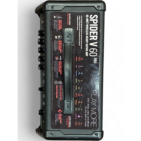 Used Line 6 Spider V 60 1x10 Guitar Combo Amp