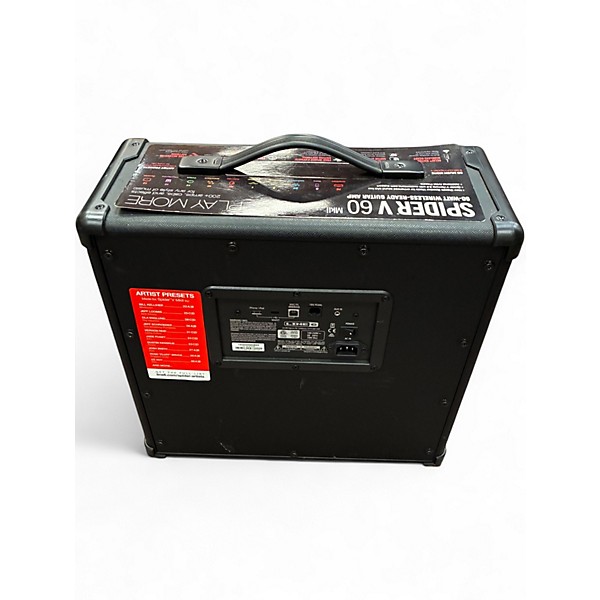 Used Line 6 Spider V 60 1x10 Guitar Combo Amp