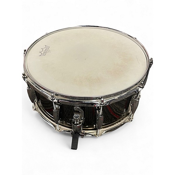 Used Gretsch Drums 6.5X14 Full Range Snare BLACK Drum