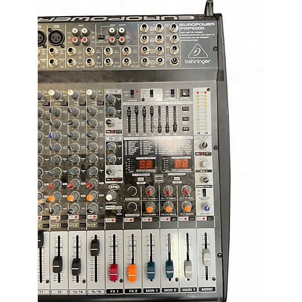 Used Behringer PMP6000 Powered Mixer