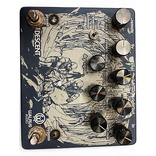 Used Walrus Audio Descent Reverb Effect Pedal