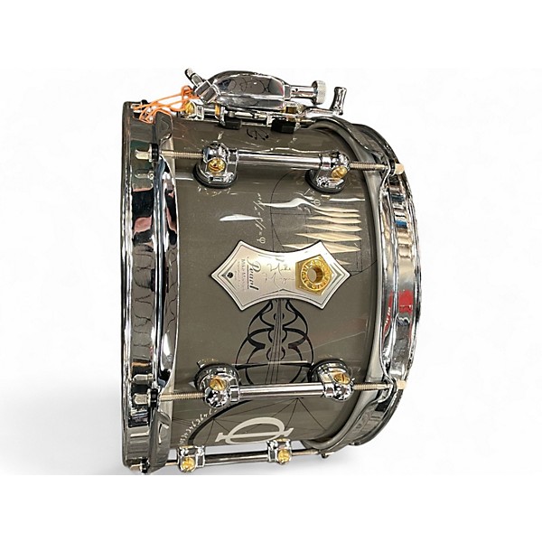 Used Pearl 10in MIKE MANGINI GOLDEN RATIO SNARE Silver Drum