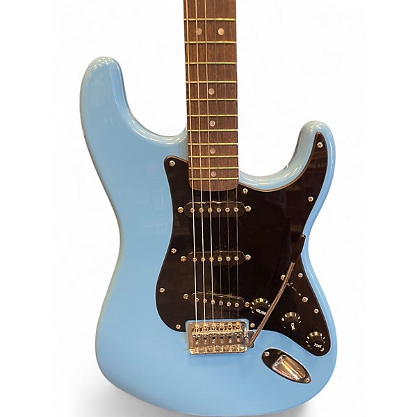 Used Squier Standard Stratocaster Sonic Blue Solid Body Electric Guitar