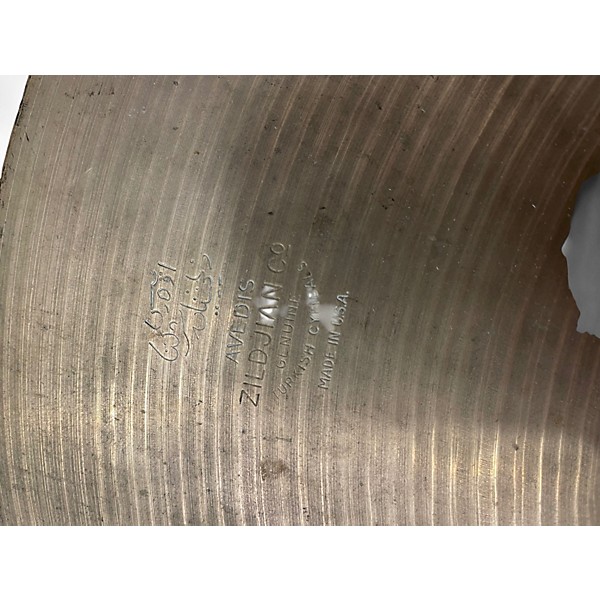 Vintage 1960s Zildjian 14in A Series Hi Hat Pair Cymbal