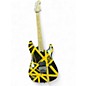 Used EVH Striped Series Bumblebee STRIPED BUMBLEBEE Solid Body Electric Guitar thumbnail