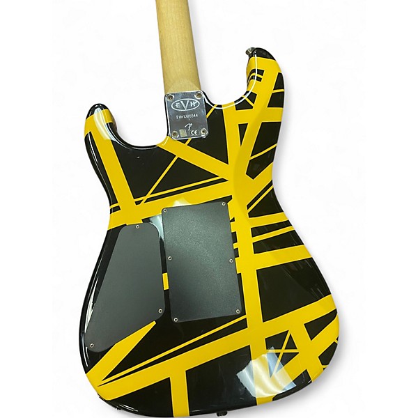 Used EVH Striped Series Bumblebee STRIPED BUMBLEBEE Solid Body Electric Guitar