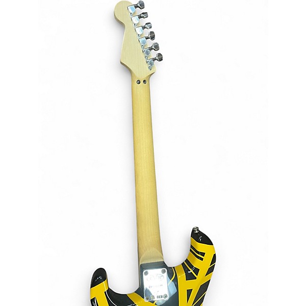 Used EVH Striped Series Bumblebee STRIPED BUMBLEBEE Solid Body Electric Guitar