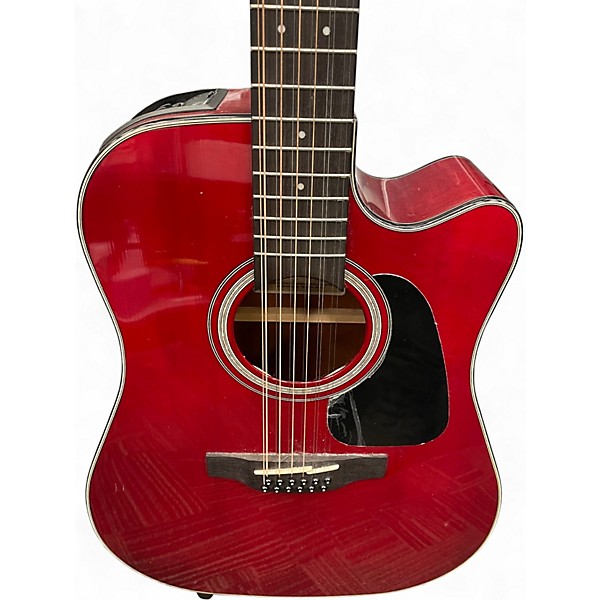 Used Takamine GD30CE-12 RED 12 String Acoustic Electric Guitar